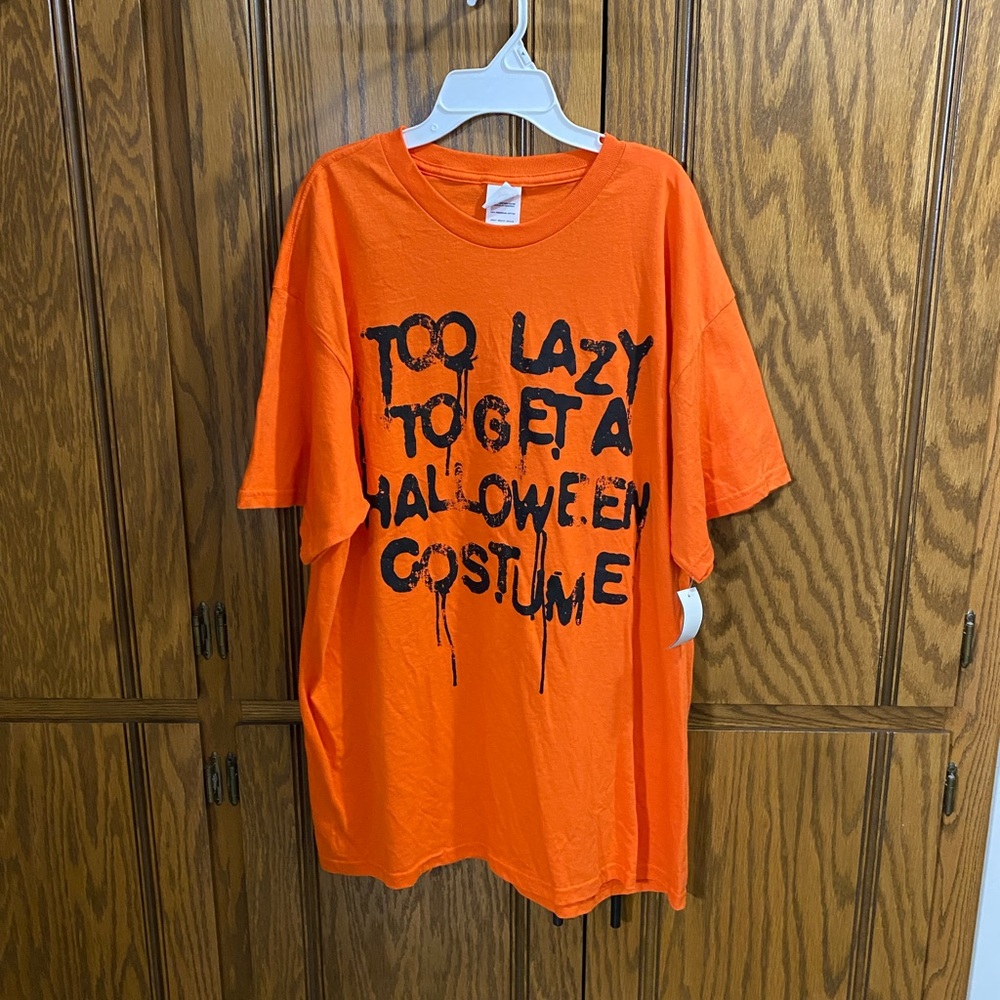 Men’s, Delta Pro Weight, NWT, XL, Halloween Orange T-Shirt